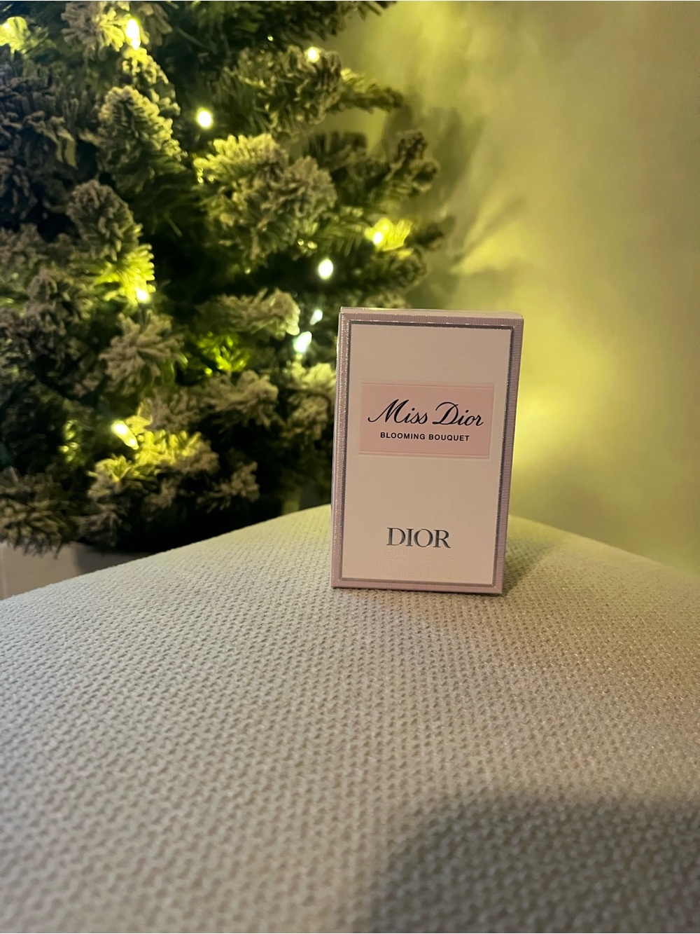 Dior Pink and White Holiday Accent Box